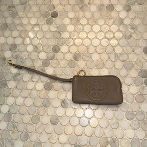 Gray Tory Burch wallet